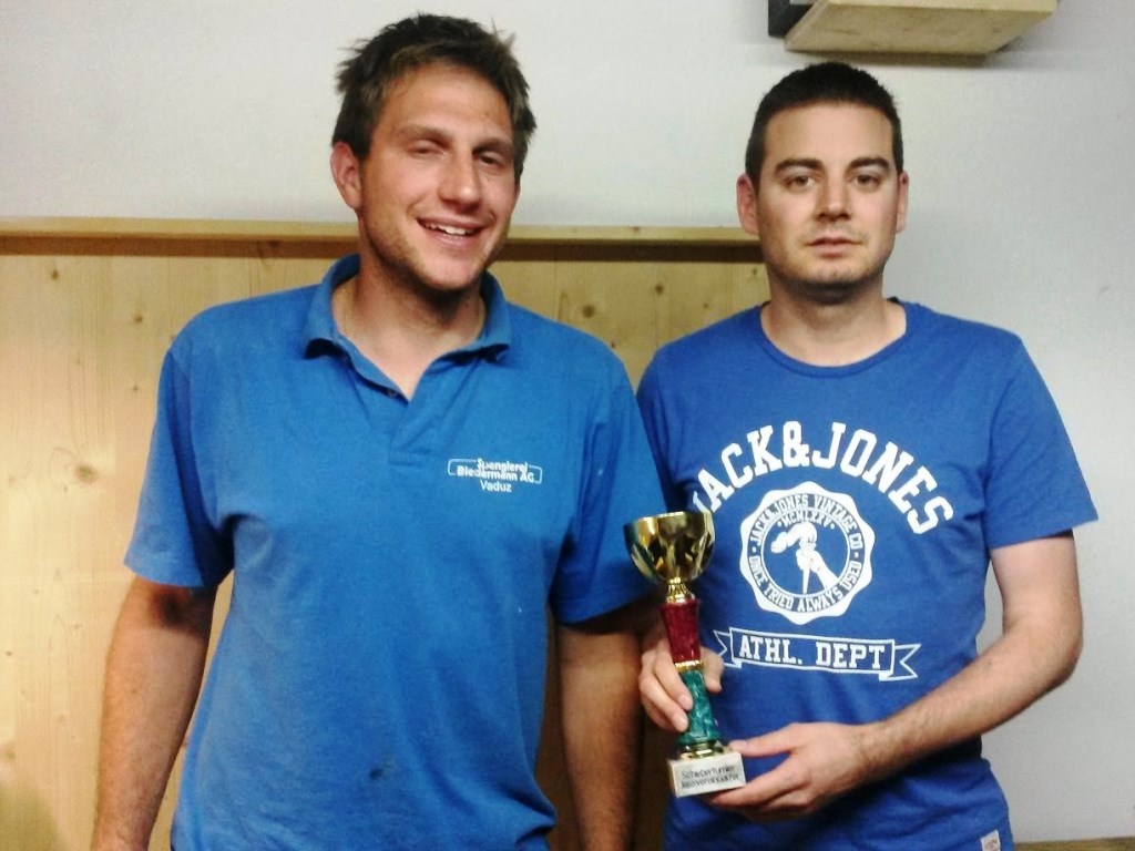 Sieger - Schieber-Turnier 2015 - Mathias Eggenberger und Andreas Hardegger